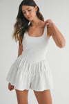 Briana Romper in White