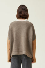 Block It Off Sweater in Ivory