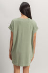 Chill Days Dress in Light Olive