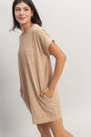 Chill Days Dress in Neutral