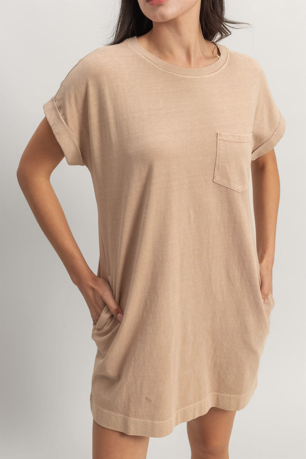 Chill Days Dress in Neutral