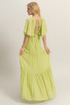 Daydreamer Maxi Dress in Lime