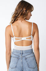 Finley Bodysuit in White