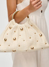 Harper Clutch in Light Straw