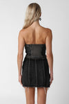 Henderson Denim Dress in Black