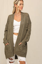 Jackson Cardigan in Olive