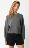 Join The Crew Sweater in Dark Grey