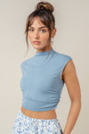 Jolene Top in Slate Blue