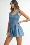 Junie Denim Romper