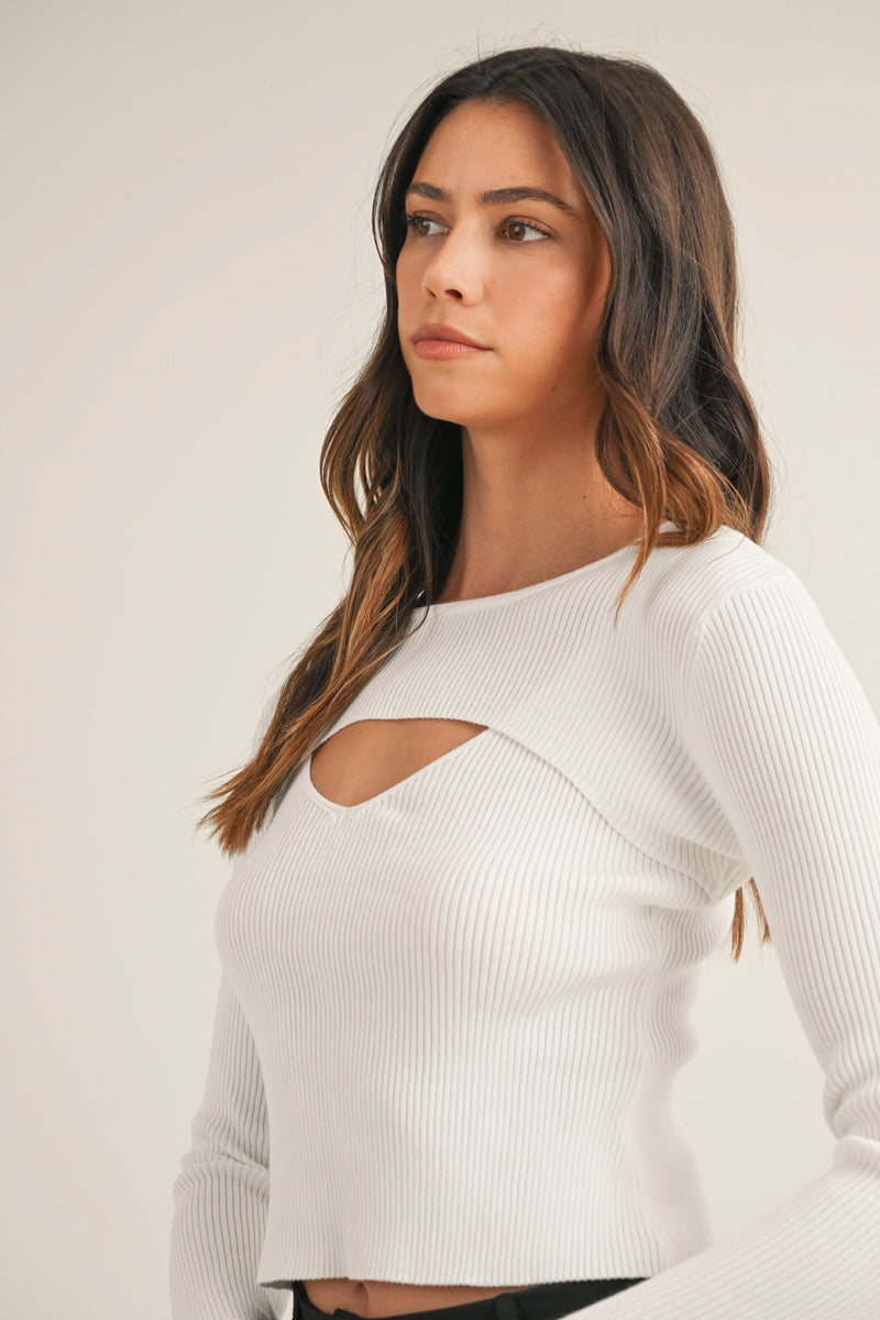 Kara Top in Ivory