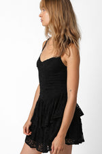 Lace Go Out Tonight Dress in Black