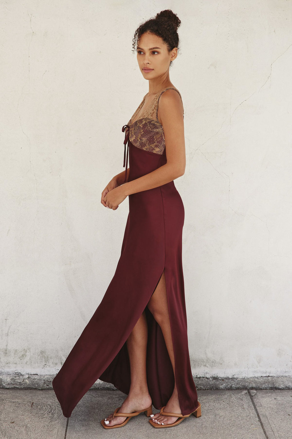 Legend Dress in Sangria