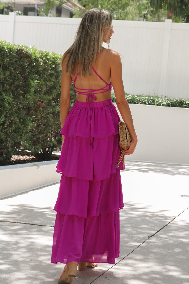 Lovely Day Maxi Dress in Orchid