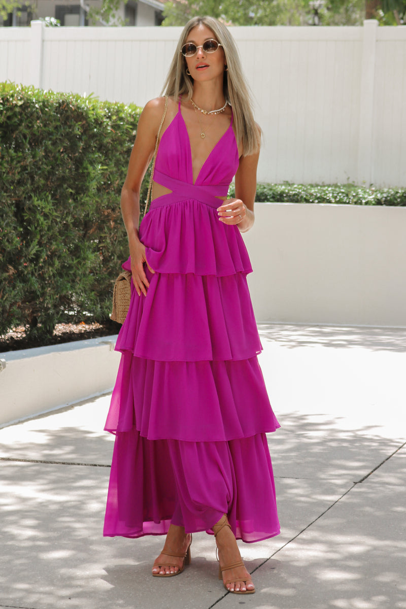 Lovely Day Maxi Dress in Orchid