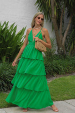 Lovely Day Maxi Dress in Kelly Green