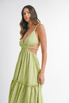 Maldives Maxi Dress in Lime