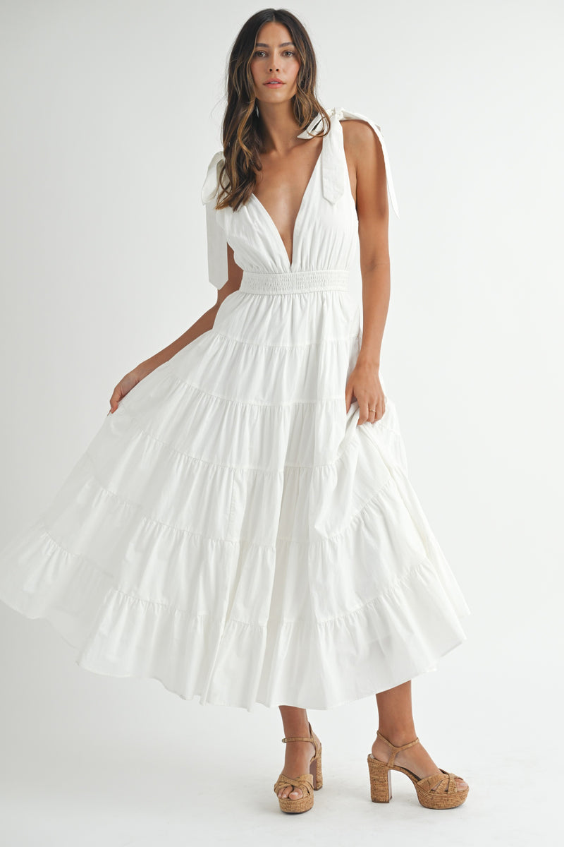 Market Lane Dress in White