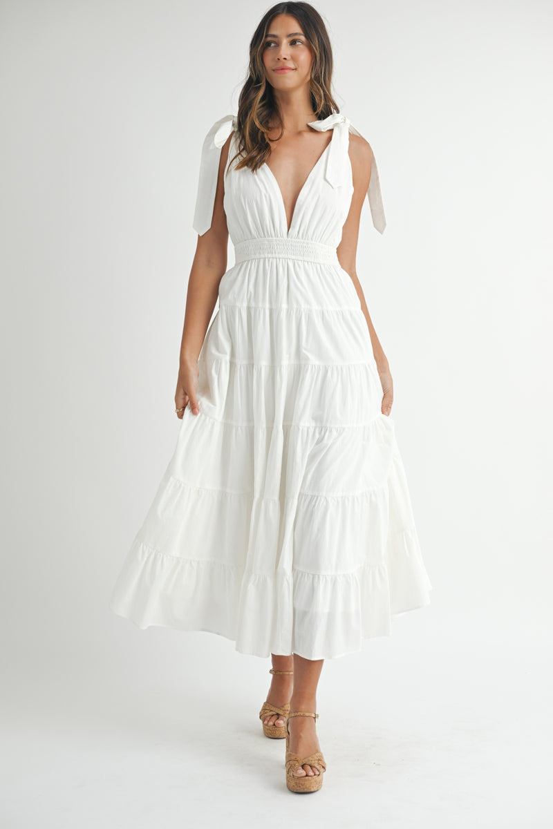 Market Lane Dress in White