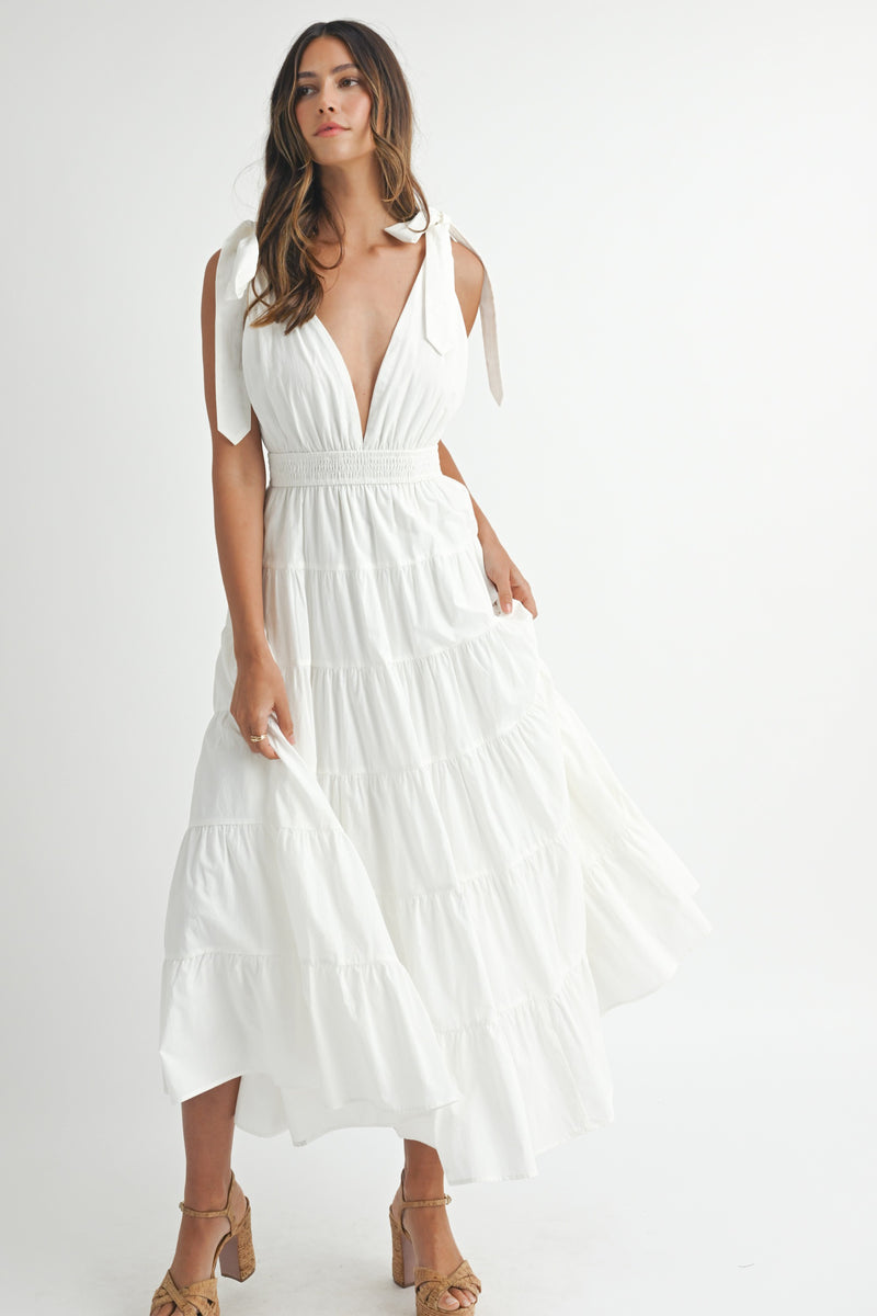 Market Lane Dress in White