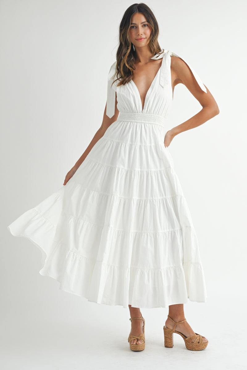 Market Lane Dress in White