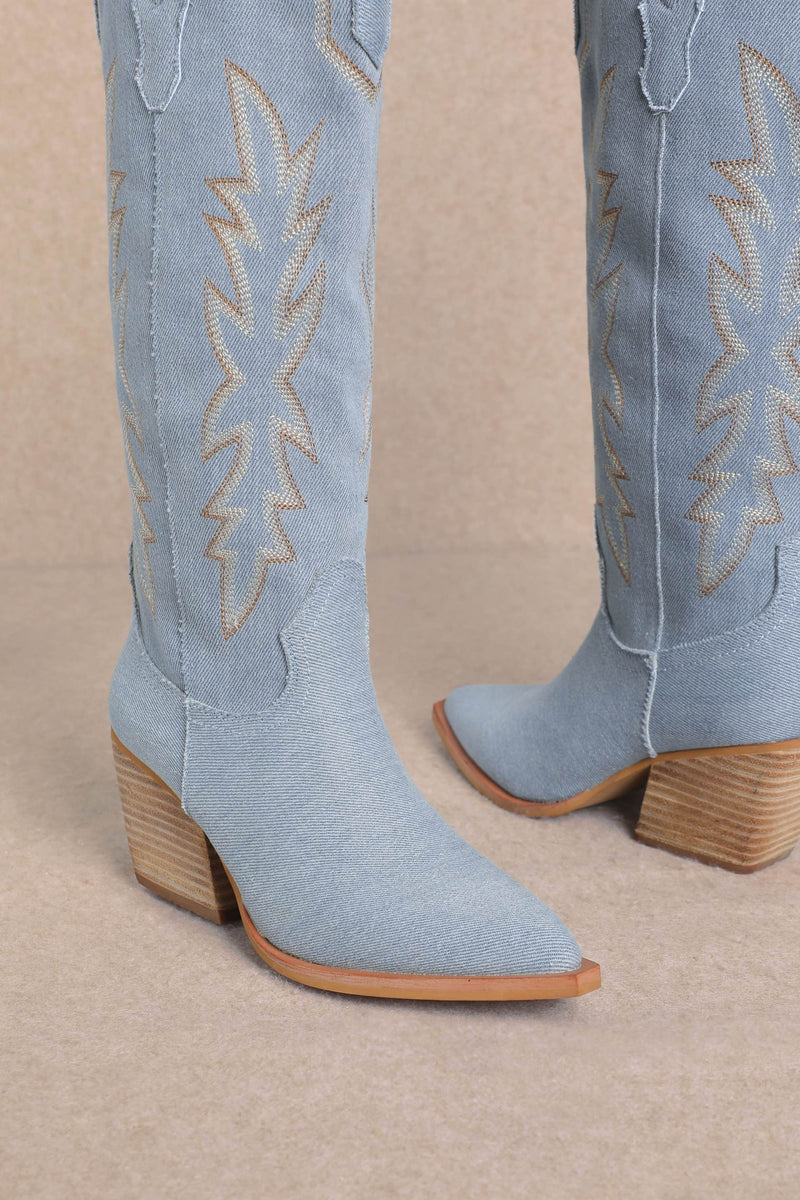 Nashville Boot in Denim