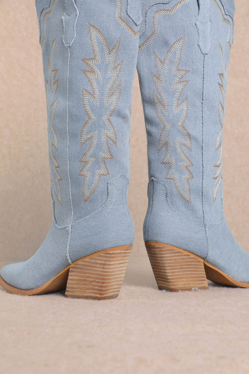 Nashville Boot in Denim