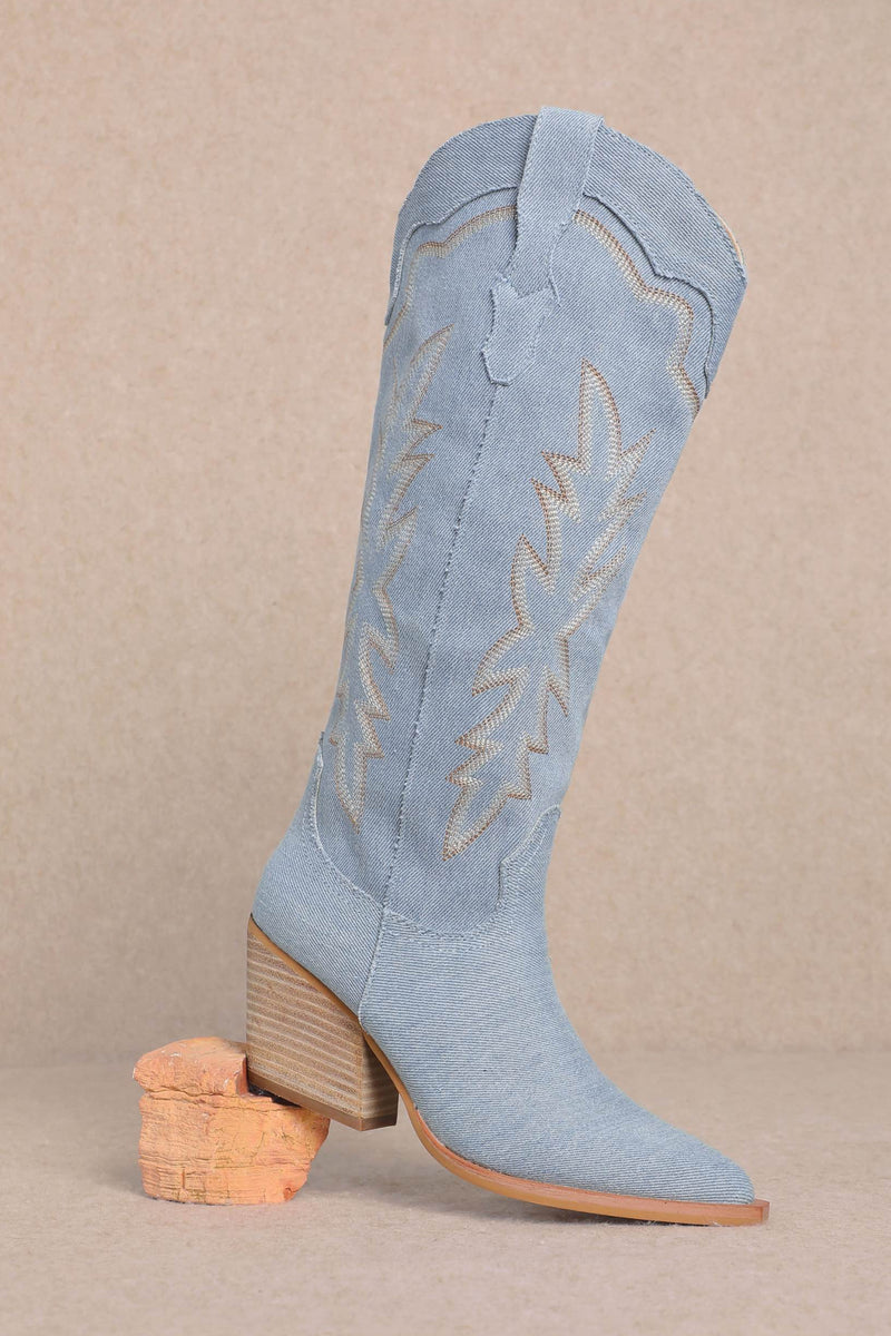 Nashville Boot in Denim