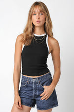 On The Contrast Top in Black