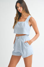 Peachtree Park Top in Sky Blue