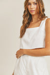 Peachtree Park Top in White