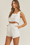 Peachtree Park Top in White