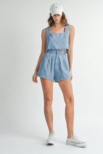 Peachtree Park Top in Denim