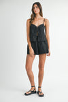 Spring's in the Air Short in Black