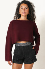 Stella Sweater in Burgundy