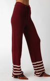 Teagan Pant in Burgundy