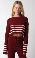 Teagan Top in Burgundy