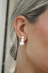 Triple Pearl Earring