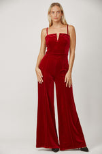 Viana Jumpsuit in Wine