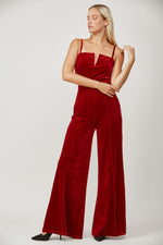 Viana Jumpsuit in Wine