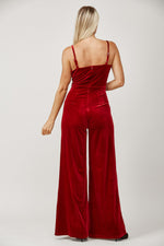 Viana Jumpsuit in Wine