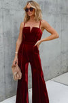 Viana Jumpsuit in Wine