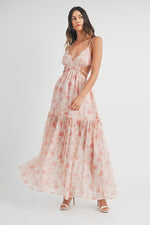 Winery Brunch Maxi Dress in Rose