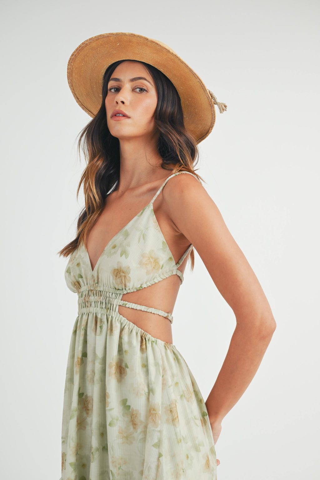 Winery Brunch Maxi Dress in Sage