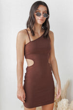 Lennon Dress in Chocolate - Lauren Nicole